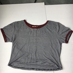Striped crop top